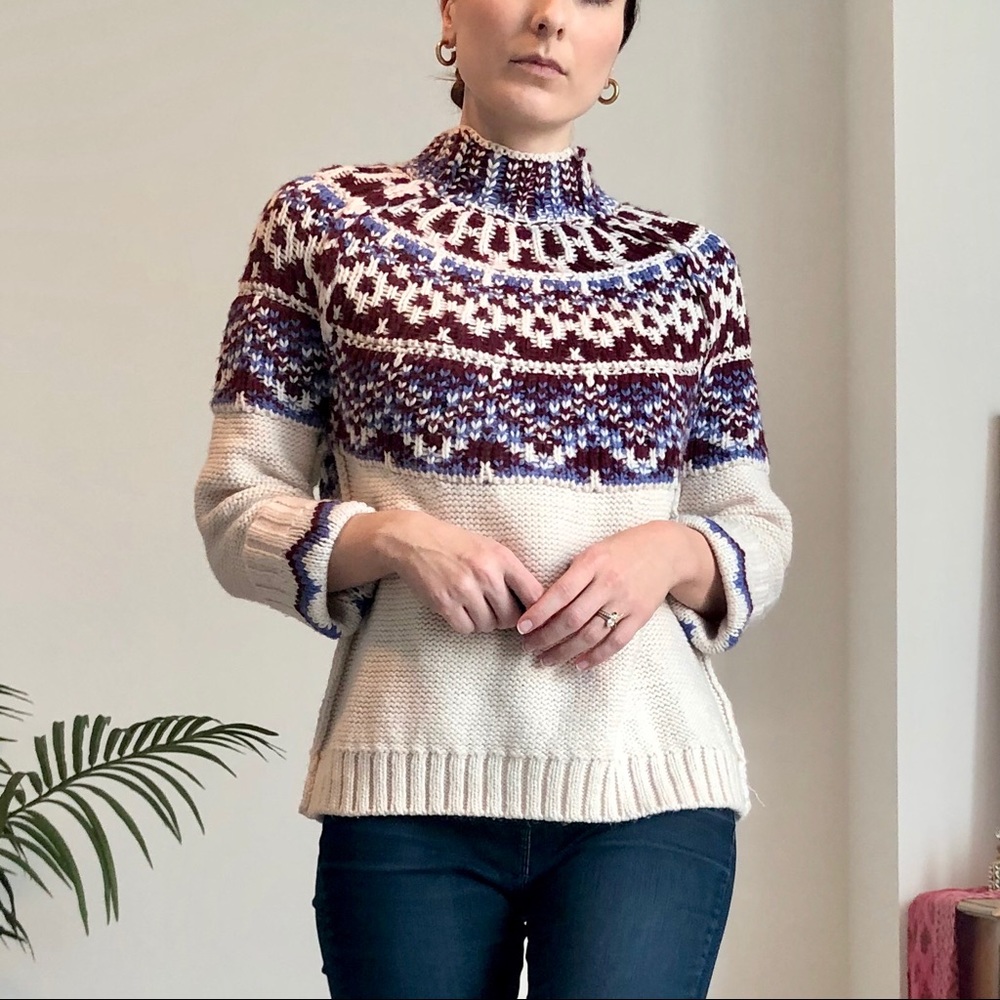 🌟SOLD🌟 Topshop Fair Isle Sweater - Picture 1 of 5